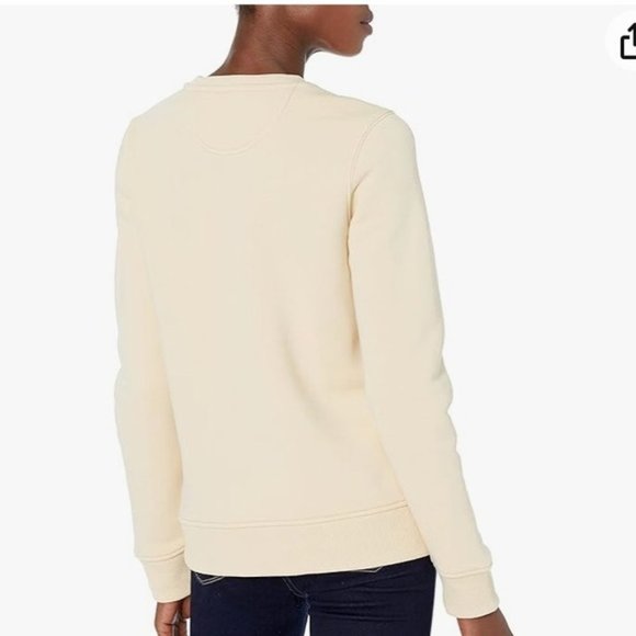 ❗️SOLD❗️CARHARTT Cream Clarksburg Crewneck Pocket Sweatshirt Size XS - Picture 2 of 8